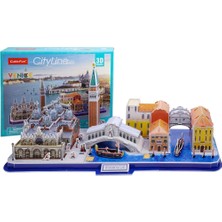 Cubicfun 3D Puzzle CUB/MC269H City Line - Venedik - Italya