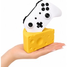 Yapı 3D Xbox Kumanda Standı Peynir Tasarımlı Masaüstü Düzenleyici Oyun Kolu Standı Dekoratif