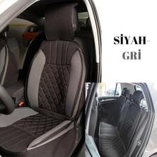 ARW Subaru Tribeca Uyumlu Lüks Oto Koltuk Minderi Iron Siyah Gri