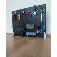 Technoloby Metal Skadis Pano 71X56 cm | Pegboard Organizer | 1,5 mm Çelik | Ikea Skadis Uyumlu