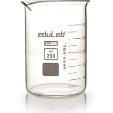 Edolab Okulstore Cam Beher - Kısa Form 250ML