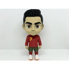 Axelon Cristiano Ronaldo Cr7 Chibi Figür Masaüstü Heykelcik Taraftar Hediyelik Aksesuar