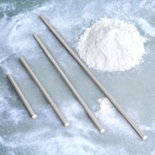 BADEM10 Alüminyum Metal Oklava 4'lü Set Börek Hamur Yufka Açma Silindir Yuvarlak Uzun Kısa Mutf