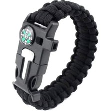 Sprenda Survival Bileklik Bıçak Pusula Ateş Başlatıcı Magnezyum