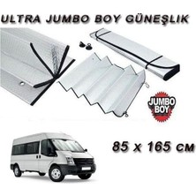 Ultra Büyük Boy Oto Ön Cam Metalize Güneşlik Gümüş Maxi 85 x 165 cm