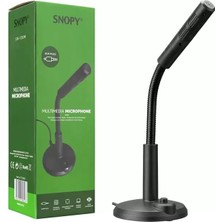 Snopy SN-120M Siyah Masaüstü Pc Mikrofon