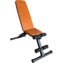 Hepitop Katlanabilir Mekik Sehpası, 180 kg Taşıma KAPASITELI,117X50X109 Cm, 6 Kademeli Ayarlanabi