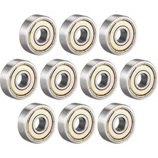 Acerbis 10 Adet 626ZZ Rulman, Metal Mühürlü Çok Amaçlı Minyatür Bilya Rulman, 6X19X6 Ölçül
