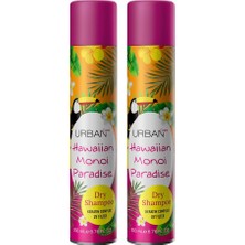 Hawaiian Monoi Hacimlendirici Kuru Şampuan Seti 2X200ML- Vegan - Uv Korumalı