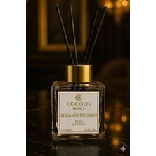Cocolis Home Bergamot Patchoulı Reed Dıffuser (Premium) Bergamot Patchoulı Çubuklu Oda Kokusu 10