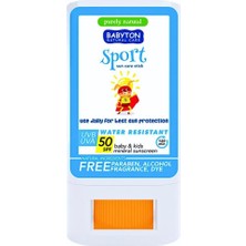 Babyton Doğal Suya Dayanıklı Güneş Koruyucu Stick 50 Spf