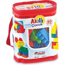 Mey İthalat 01021 Akıllı Çocuk Blokları 40 Parça
