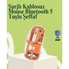 Kablosuz, Sessiz, Ergonomik ve Şarjlı Fare - Gelişmiş Çoklu Cihaz Desteği