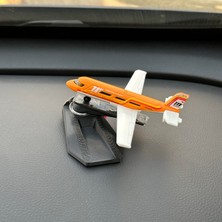 Arteo3d Özel Turuncu Jet Metal Gövdeli Model Uçak Torpido Drifter Seti Torpido Süsü