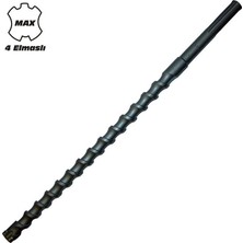 Todrill 50433 Sds Max 4 Elmaslı Matkap Uç 18X540 mm
