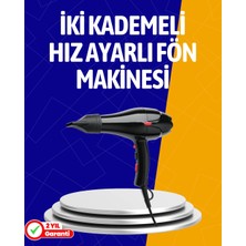 Mey İthalat 2200W Güçlü Motorlu Ergonomik Fön Makinesi