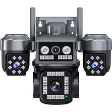 AyrStore Balandı PRO-6422WFI 8mp 4 Kameralı Kablosuz Wifi Kamera, Hıeasy Yazılım