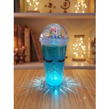 Işıklı Unicorn Tasarımlı Rgb LED Pipetli Bardak – Renk Değiştiren Sihirli Kupa