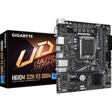 AyrStore Gıgabyte H610M S2H V3, Ddr4, Rev1.0, 2xddr4, M.2, D-Sub, Hdmı, Dp, 12-13.14.nesil, LGA1700 Soket, An