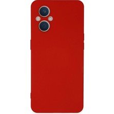 Colezium Reno 7 Lite Kılıf Nano Içi Kadife Silikon - Kırmızı