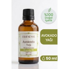 Odesense Avokado Yağı 50 ml Soğuk Sıkım Doğal ve Saf Cilt ve Saç Bakım Yağı
