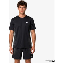 Under Armour Tech Play S Erkek Siyah Antrenman T-SHIRT.001