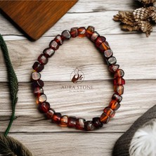 Aura Stone Aurastone Doğal Kehribar Koyu Renk Bileklik