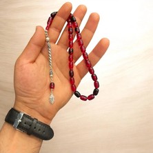 Aura Stone Orjinal Sıkma Kehribar 12,05 gr Gümüş Püskül