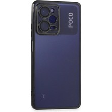 Colezium X5 Pro 5g Kılıf Lensli Silikon - Siyah