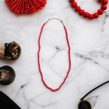 Aura Stone Aurastone Mercan Doğal Taş 3mm Kolye