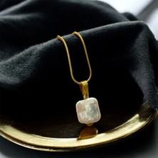 Aura Stone Aurastone Inci Doğaltaş Kolye
