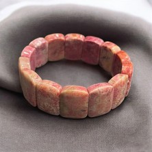 Aura Stone Aurastone Pembe Mercan Doğal Taş Roleks Bileklik