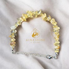 Aura Stone Aurastone Sitrin Kırıktaş Bileklik