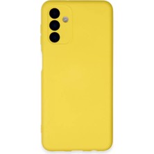 Colezium A24 4g Kılıf Nano Içi Kadife Silikon - Sarı