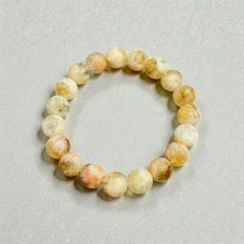 Aura Stone Aurastone Sitrin Doğal Taş 10MM Bileklik