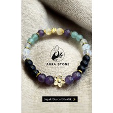 Aura Stone Aurastone Özel Tasarım Doğal Taş Başak Burcu Bileklik
