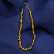 Aura Stone Aurastone Çelik Aparatlı Doğal Kehribar Kolye