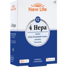 New Life 4 Hepa 30 Kapsül Kolin ve Bitkisel Ekstre Içeren Takviye Edici Gıda