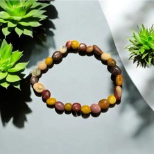 Aura Stone Aurastone Mokait Jasper Tımbıl Doğal Taş Bileklik