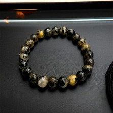 Aura Stone Aurastone Koyu Renkli Turmalin Doğal Taş 8mm Bileklik