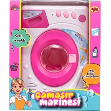 Pilli Işıklı ve Sesli Çamaşır Makinesi 02604