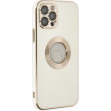 Colezium 12 Pro Max Kılıf Store Silikon - Beyaz