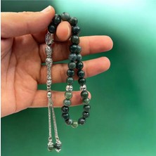 Aura Stone Aurastone Yosun Akik Doğal Taş Tespih