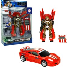 Mey İthalat HW-899-1-2-5 Kut. Dönüşebi̇len Robot Jeep 1:24 -Vrd