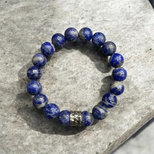 Aura Stone Aurastone Lapis Lazuli Doğal Taş Tasarım 10MM Bileklik