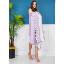 Trendol Fashion Life Peştemal Plaj Havuz Ürünleri Çizgili Desenli EBAT:90X180