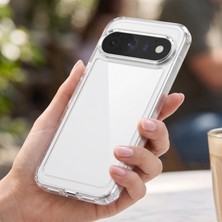 Caseonn Google Pixel 11 Pro Xl Kılıf Kamera Korumalı Darbe Emici Şeffaf Arka Kapak Tam Şeffaf
