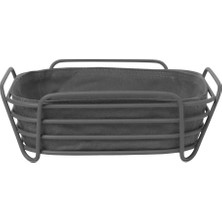 Blomus Delara Ekmek Sepeti Koyu Gri L Boy 26X26X9 cm