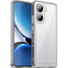 Caseonn Xiaomi Redmi Turbo 4 Kılıf Kamera Korumalı Darbe Emici Şeffaf Arka Kapak Tam Şeffaf