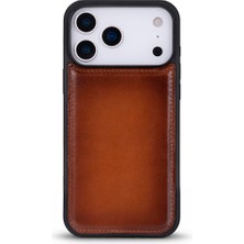 BloominBag Bloomcase Mono Urban Tan Apple iPhone 17 Pro Max(6.9") Hakiki Deri Magsafe Kılıf